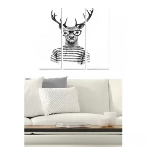 Image of MDF291610652 Multicolor Decorative MDF Painting (3 Pieces)