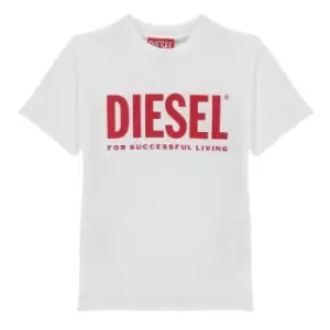 Image of Diesel Just Logo T-Shirt - White