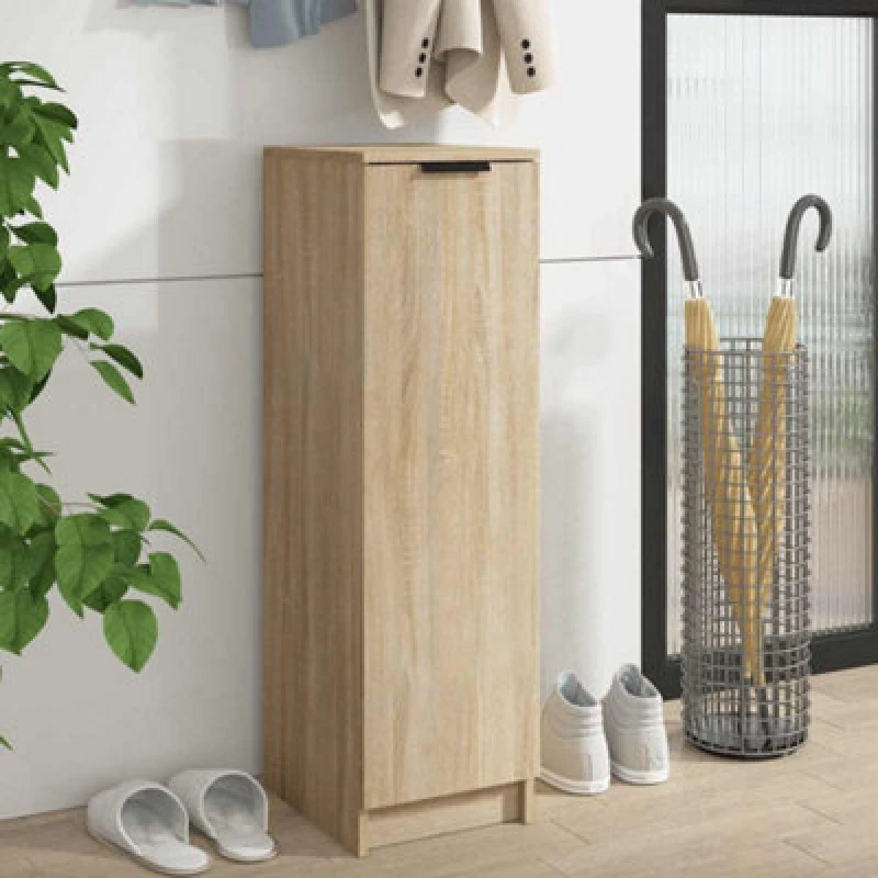 Image of VIDAXL Shoe Cabinet Sonoma Oak 30x35x100cm Engineered Wood Vidaxl 8720287079699