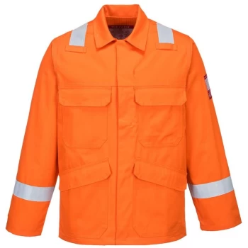 Image of Portwest - FR25ORRS - sz S Bizflame Plus Jacket - Orange