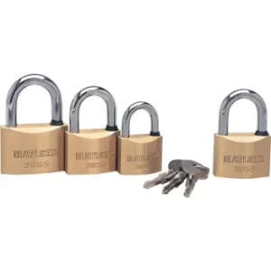 Image of 40MM Brass Cross Key Padlock