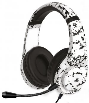 Image of Official Licensed PlayStation Gaming Headphone Headset - Arctic Camo