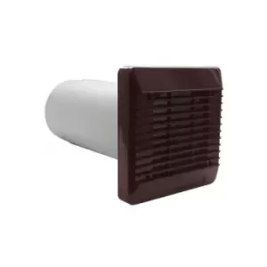 Image of Vent-Axia 100mm Brown Wall Fitting Kit - 254100
