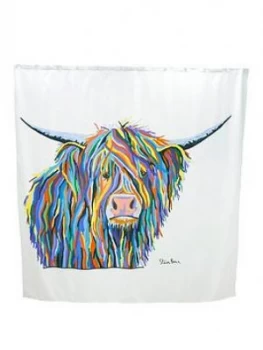 Image of Croydex Steven Brown Angus Mcmoo Shower Curtain