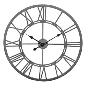 Image of Crossland Grove Nova Outdoor Clock Estate 700 X 20 X 700 Mm - Grey