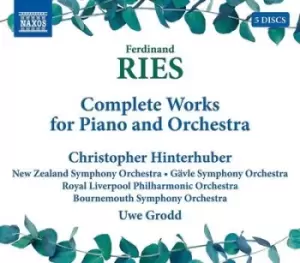 Image of Ferdinand Ries Complete Works for Piano and Orchestra by Ferdinand Ries CD Album