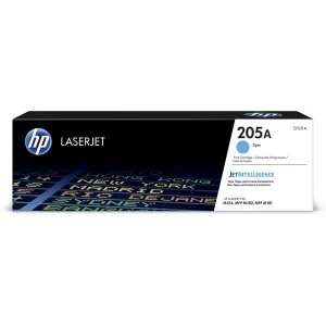 Image of HP 205A Cyan Laser Toner Ink Cartridge