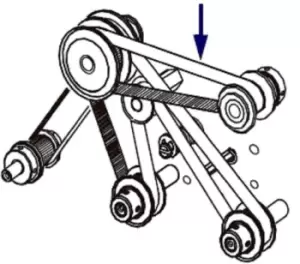 Image of Zebra 45189-18 printer belt