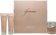 Image of Hugo Boss Femme Gift Set 50ml Eau de Parfum + 50ml Body Lotion + 50ml Shower Gel