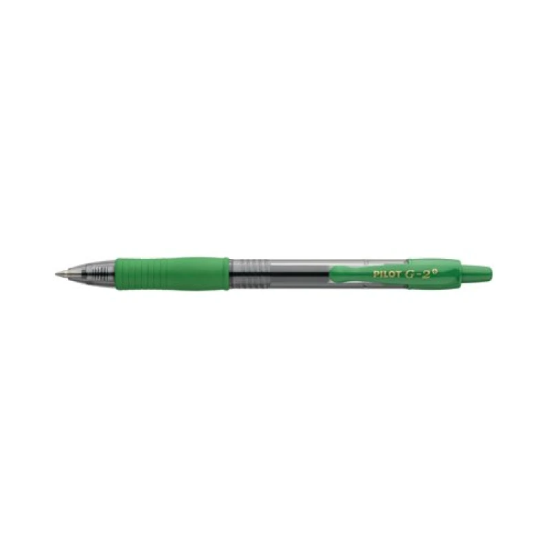Image of Pilot Pilot G-2 Plus Begreen Gel Ink Rollerball Medium Green (Pack of 12) PUJ166549 PUJ166549
