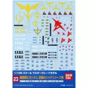 Image of Gundam Decal 23 MG Multi Char Counter