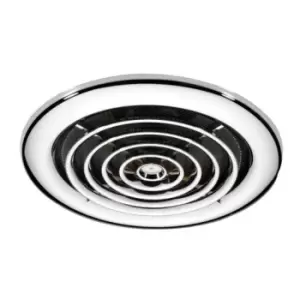 Image of Hib 33400 Cyclone Non Illuminated Wet Room Fan Chrome