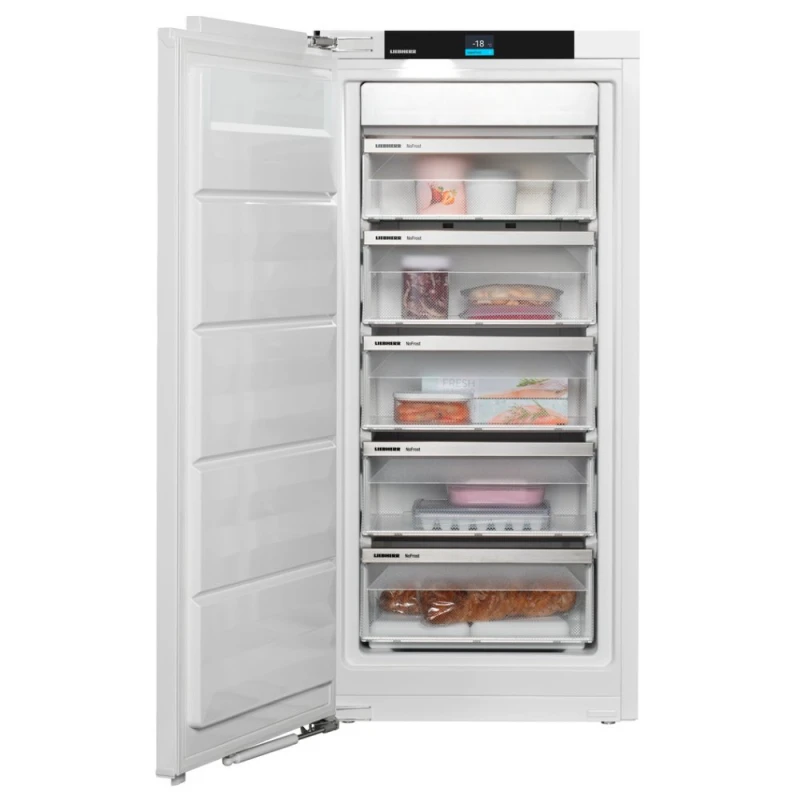 Image of Liebherr Prime SIFNdi4155 Integrated 121cm Upright Freezer with Fixed Door Hinge Kit - D Rated