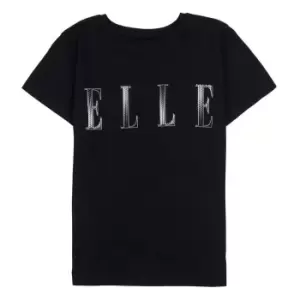 Image of Elle Fitted Short Sleeve T-Shirt Infant Girls - Black