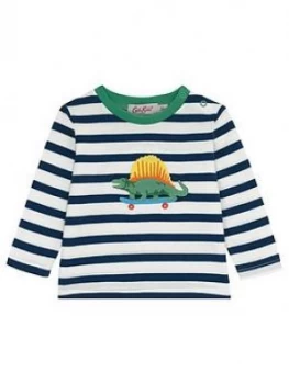 Image of Cath Kidston Baby Boys Dino Long Sleeve T-Shirt - Navy