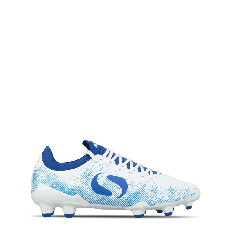 Image of Sondico Blaze Junior FG Football Boots White/Blue male 3 (35.5)