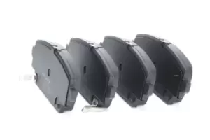 Image of RIDEX Brake pad set 402B0135 Brake pads,Brake pad set, disc brake NISSAN,HONDA,MG,ALMERA TINO (V10),PRIMERA Kombi (WP12),PRIMERA (P12)