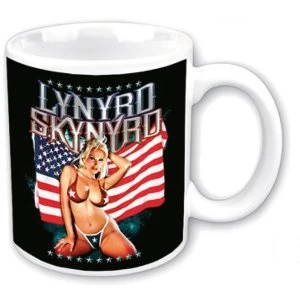 Image of Lynyrd Skynyrd - American Flag Boxed Standard Mug