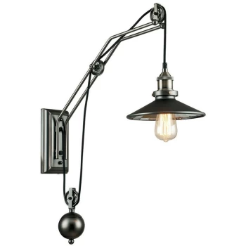 Image of Fan Europe Lighting - Fan Europe ARKITA Dome Wall Light Grey 22x44.5cm