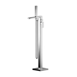 Image of Nuie Windon Freestanding Bath Shower Mixer - Chrome