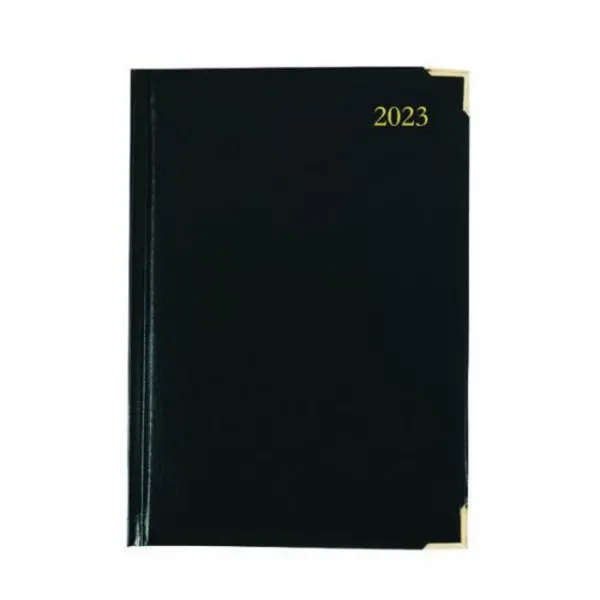 Image of Executive Diary Day Per Page A4 Black 2023 KFEA41BK23 KFEA41BK23