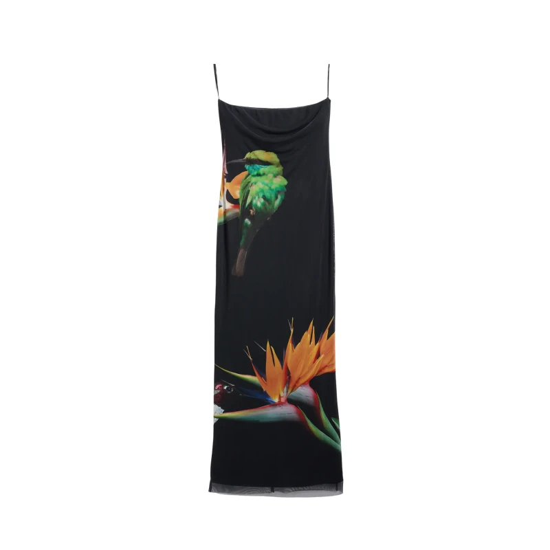 Image of Desigual Womens dress Desigual Colibri Noir Female XL 25SWMK16-2000