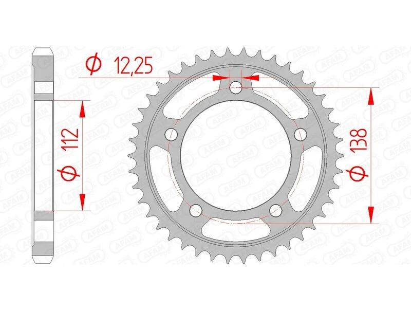Image of AFAM 10508-45 Chain Sprocket Chain Sprocket (5479)
