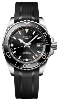 Image of LONGINES L37904569 HydroConquest (41mm) Black Sunray / Watch