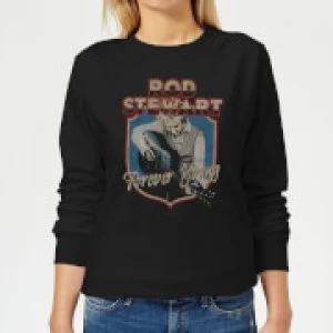 Image of Rod Stewart Forever Young Womens Sweatshirt - Black