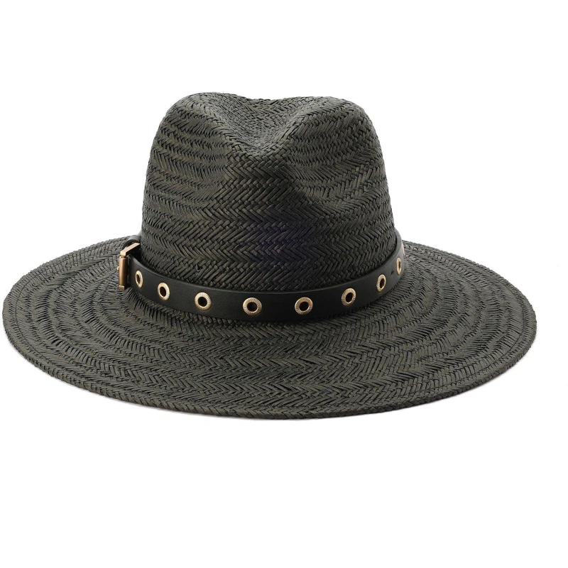 Image of AllSaints ALLSAINTS ALTERNATING WEAVE FEDORA Black unisex Mens