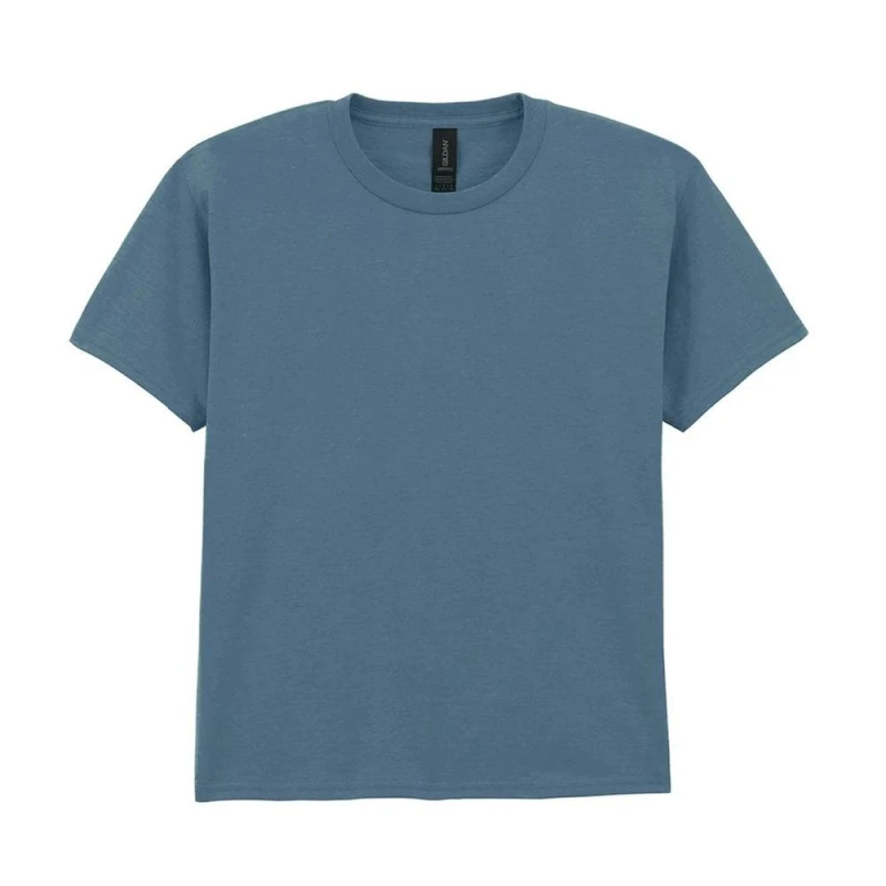 Image of Gildan Childens SoftStyle Ringspun T-Shirt in Indigo Size: 5-6 Years Indigo Unisex 5-6 Years