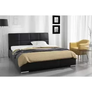 Image of Simplier Bed Double Plush Velvet Black