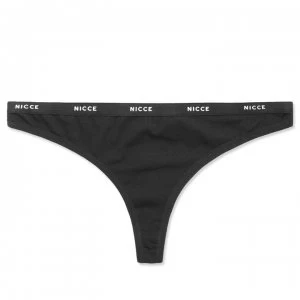 Image of Nicce Thong Womens - Black