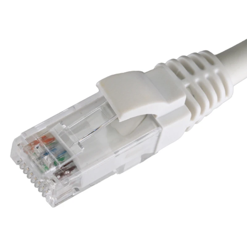 Image of Cablenet 2m Cat5e RJ45 White U/UTP LSOH 24AWG Snagless Booted Patch Le