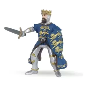 Image of Papo Fantasy World Blue King Richard Toy Figure, 3 Years or Above,...