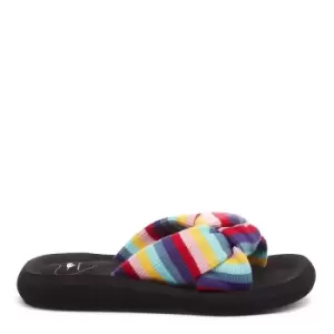 Image of Rocket Dog Slade Red Rollo Stripe Slide Flip-Flops