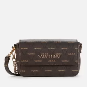 Image of Valentino Bags Womens Champagne Small Shoulder Bag - Brown