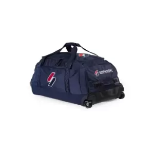 Image of Superdry Navy Wheeled Holdall