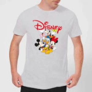 Image of Mickey Mouse Disney Crew Mens T-Shirt - Grey - S