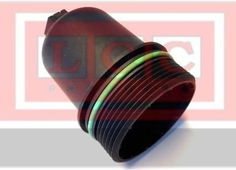 Image of LCC LCCF06028 Cover, oil filter housing with gasket/seal, without filter Plastic Cover,oil filter housing (3323)