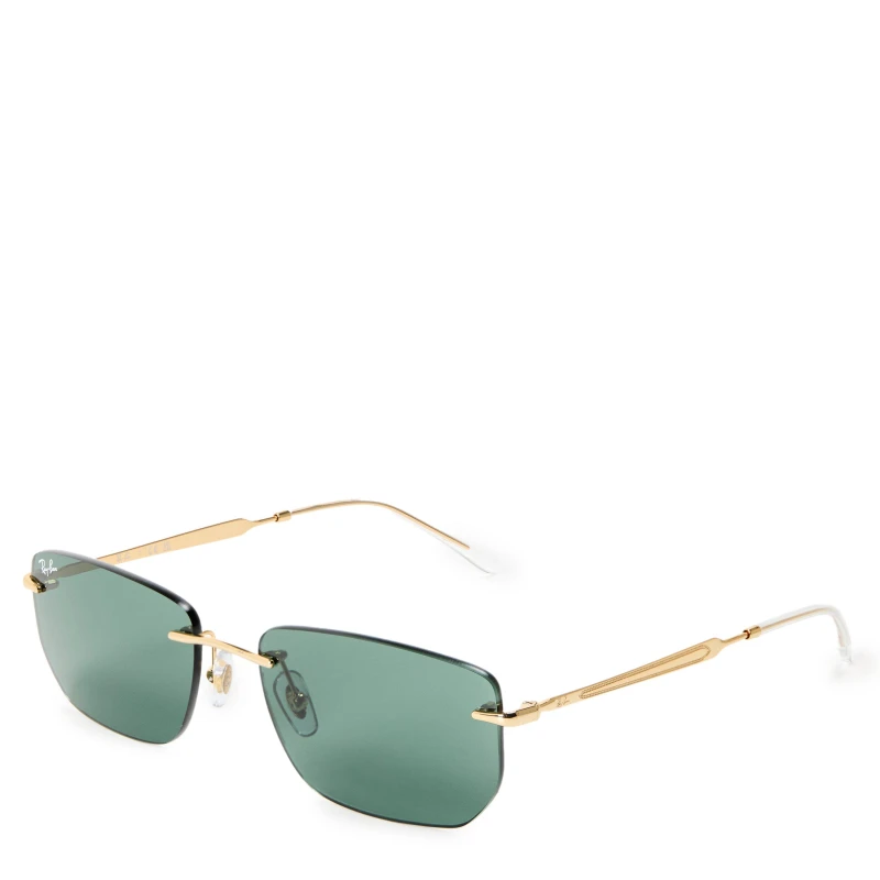 Image of Ray-Ban Rayban Rimless 63 Arista/Green unisex One Size