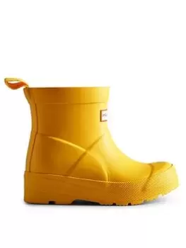 Image of Hunter Kids Play Wellington Boot, Yellow, Size 7 Younger