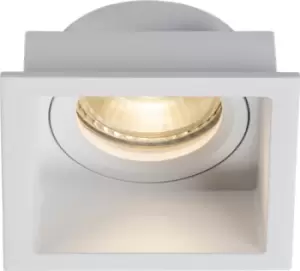 Image of KnightsBridge Dipa Single Fixed Square Anti-Glare Downlight White