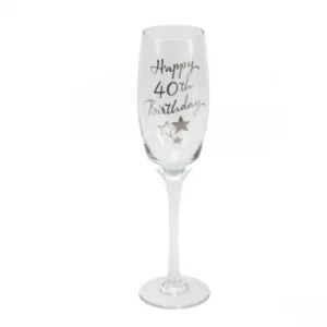 Image of Juliana 40th Birthday Champagne Flute