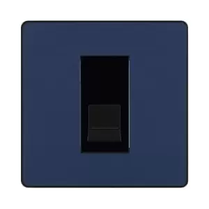 Image of BG Evolve Matt Blue Single Master Telephone Socket - PCDDBBTM1B