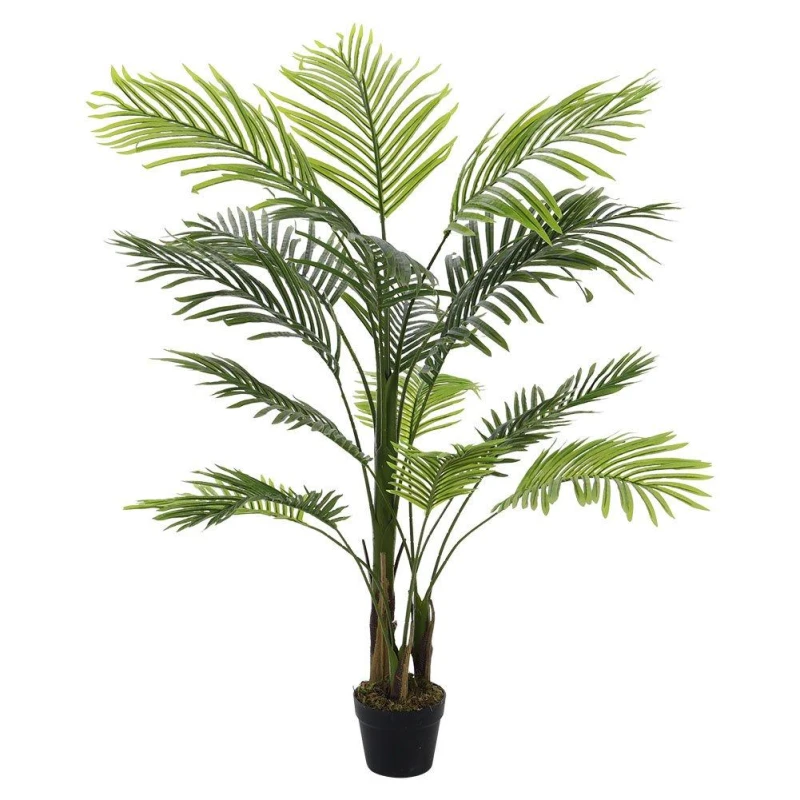 Image of LIFE IDEAS 150cm Bamboo Palm Tree Indoor Plant Pot Green unisex One size