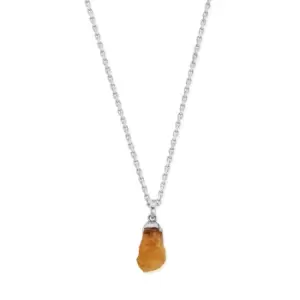 Image of ChloBo Sterling Silver Citrine Raw Nugget Necklace