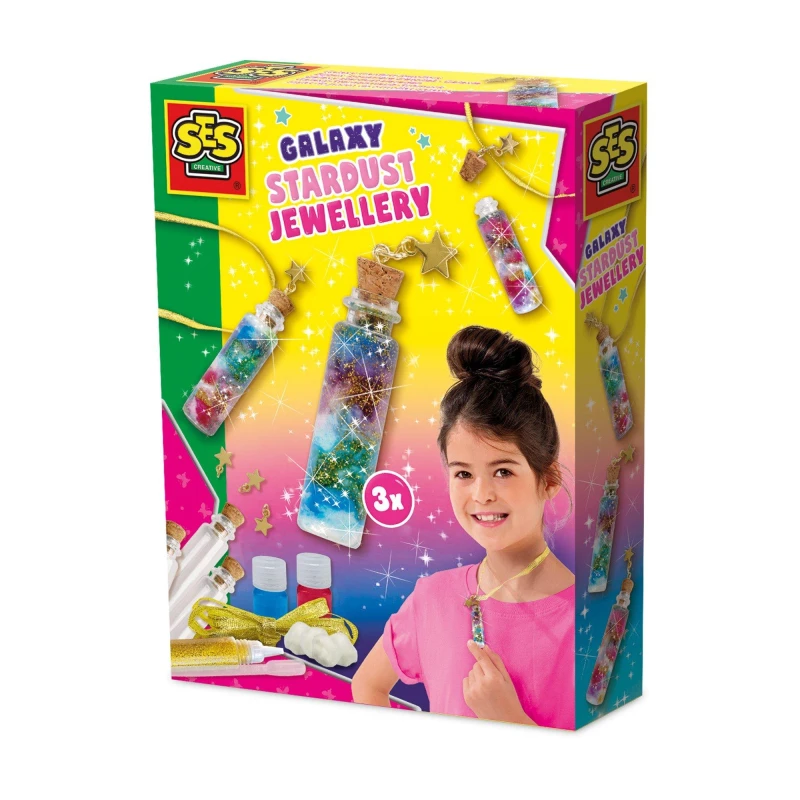 Image of SES Creative Galaxy stardust jewellery Multi unisex One Size