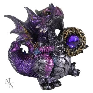 Image of Amethyst Dragon Figurine