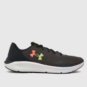 Image of Under Armour Grey Charged Pursuit 3 Trainers